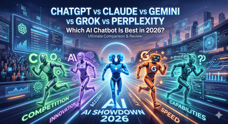 ChatGPT vs Claude vs Gemini vs Grok vs Perplexity: Which AI Chatbot Is Best in 2026_with wio ai